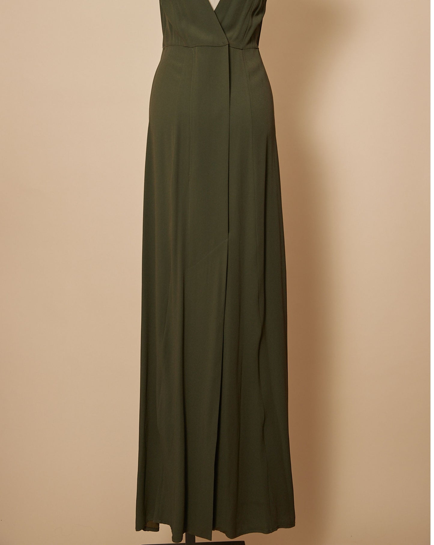Khaki Bow Dress