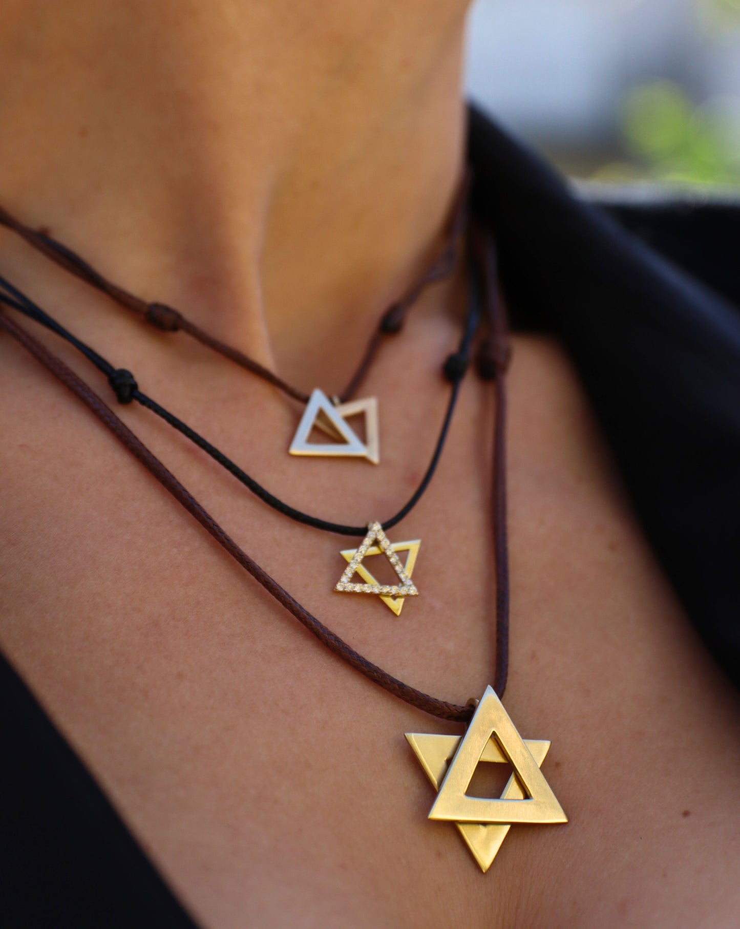 Large Gold Magen David