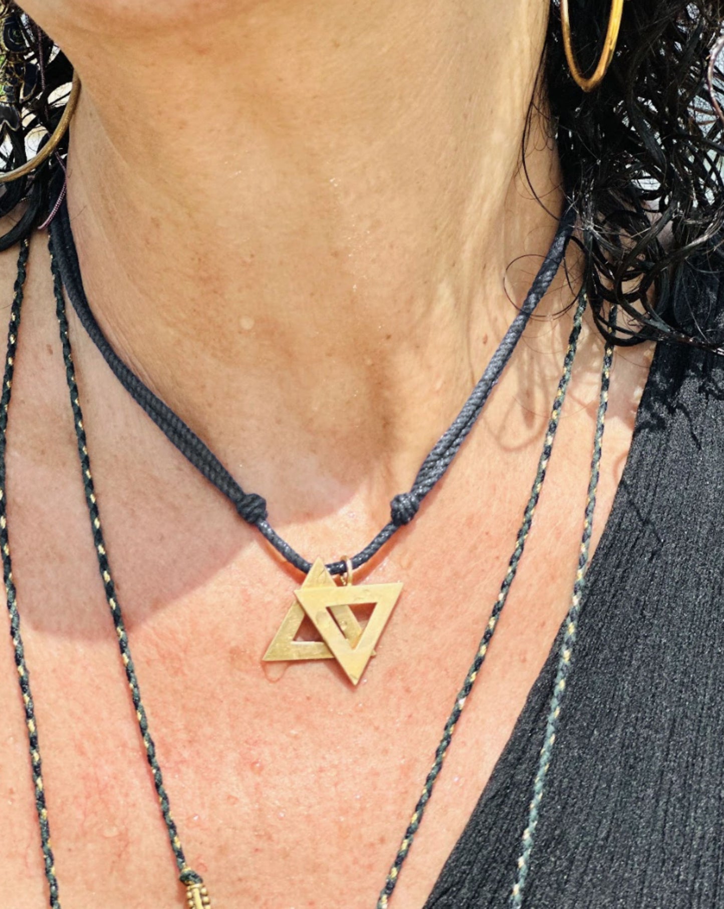 Large Gold Magen David