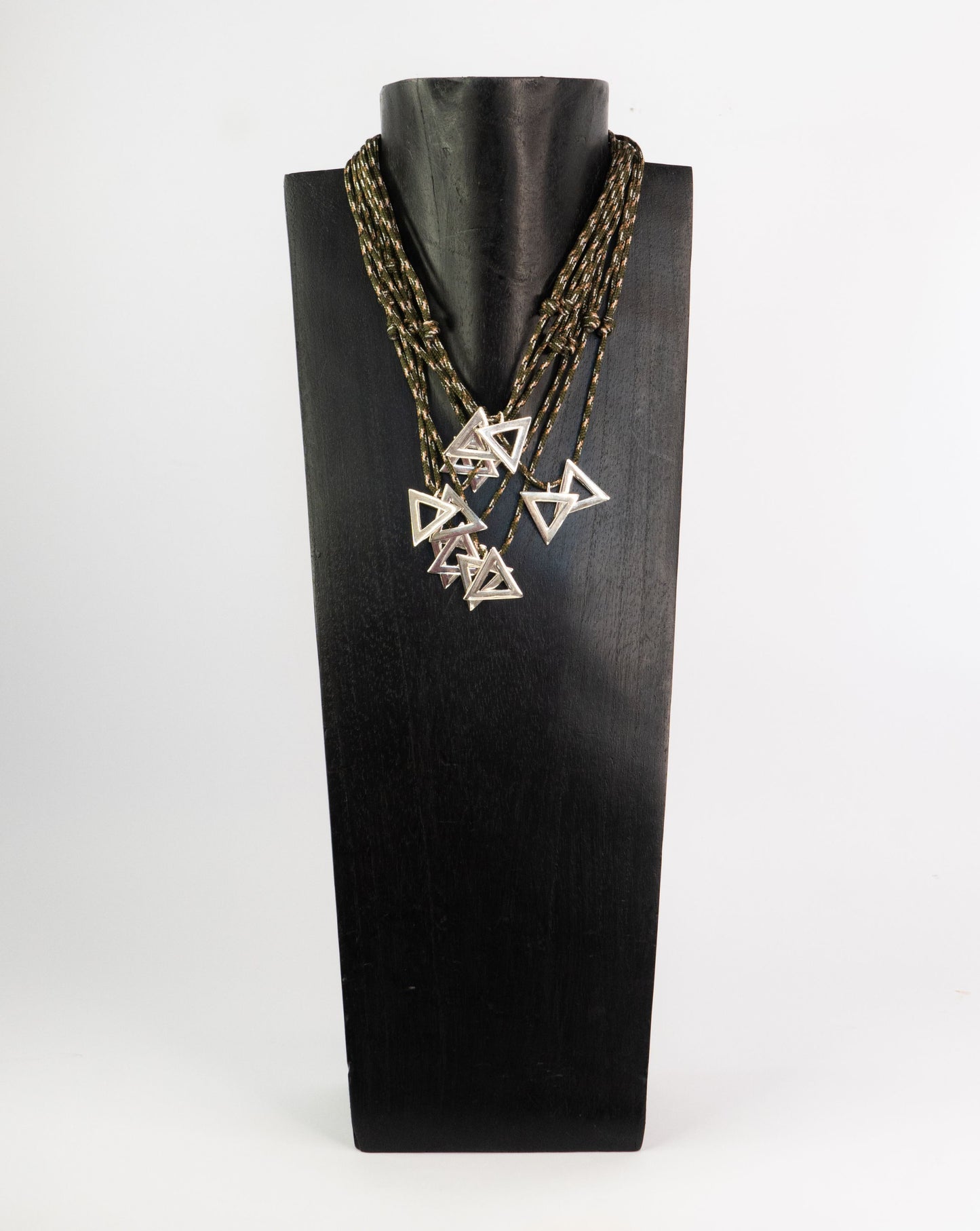 Large Silver Magen David Necklace