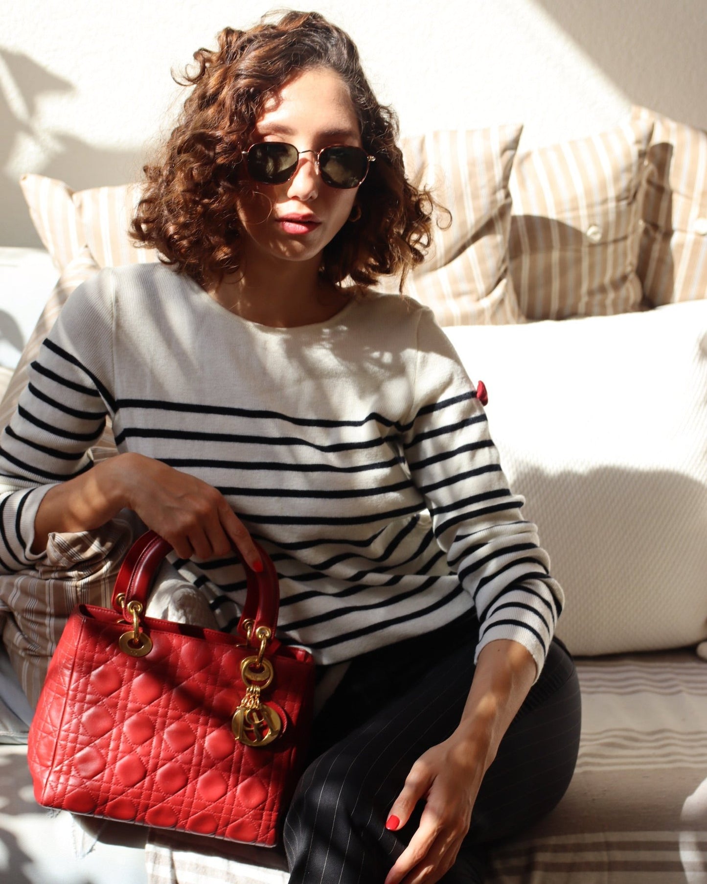 Red Lady Dior Bag