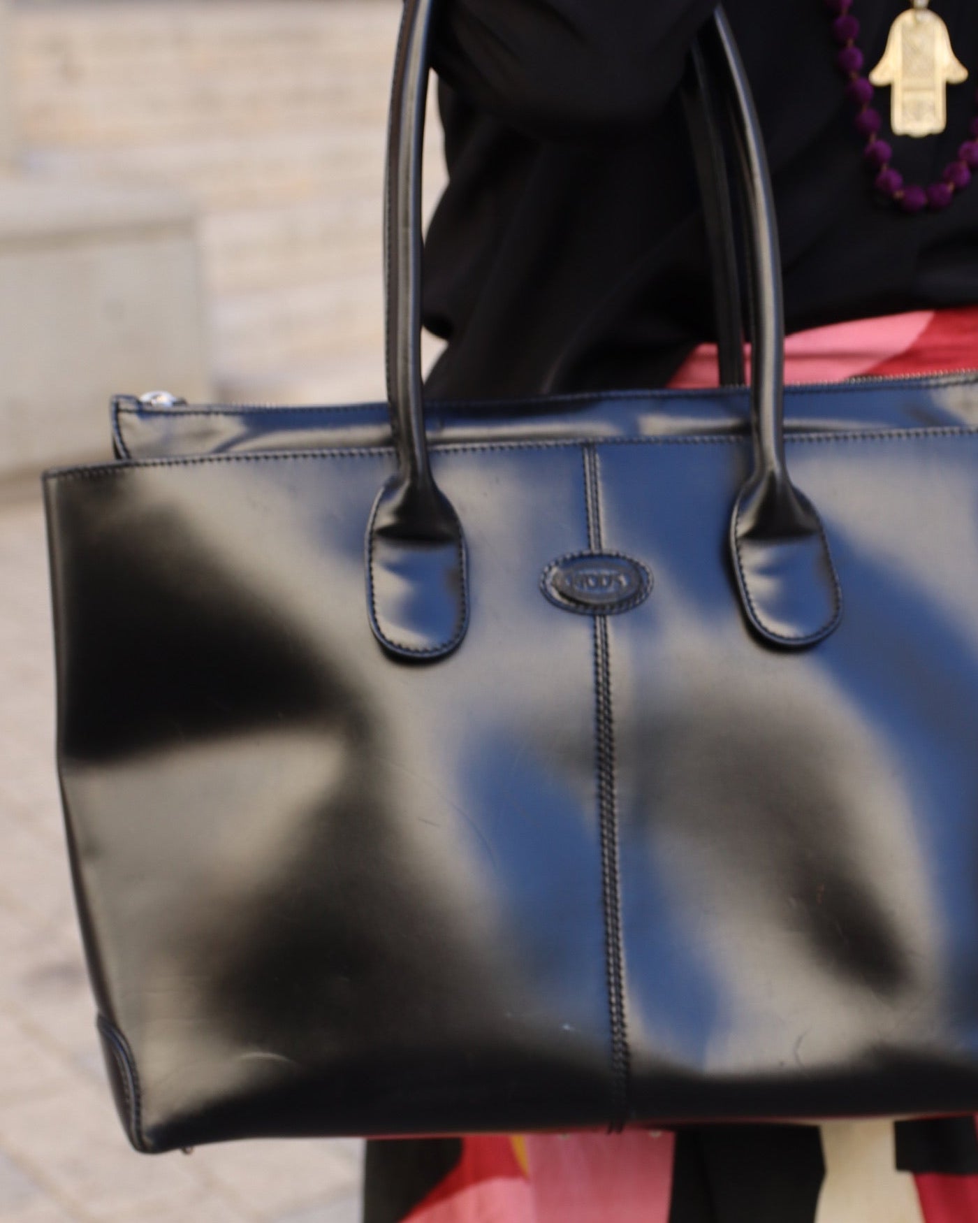 Tod’s Black Leather Handbag