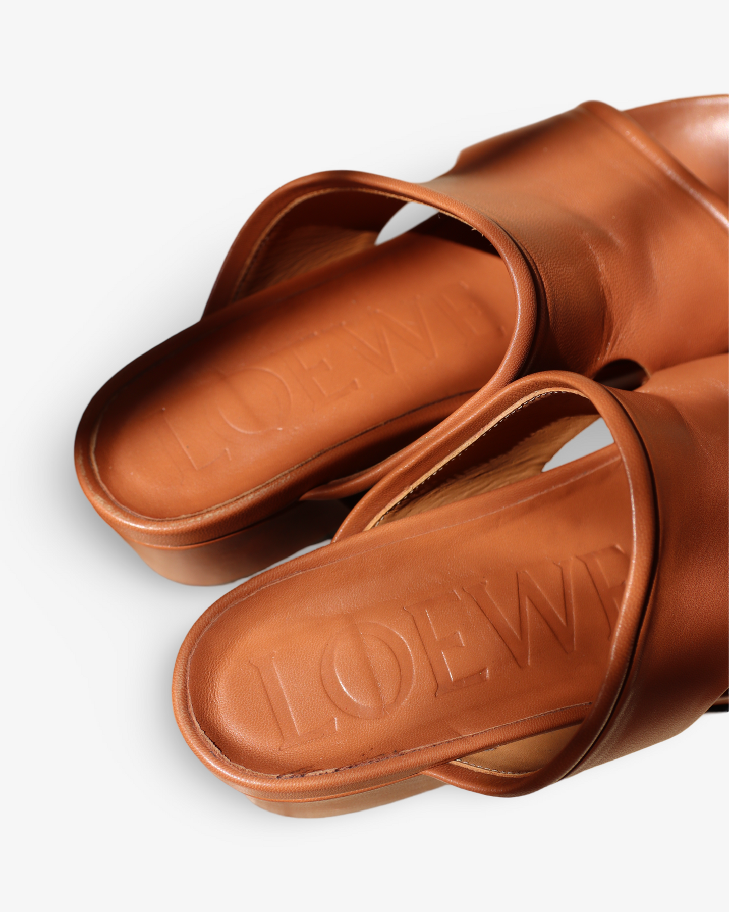 LOEWE LEATHER SANDALS