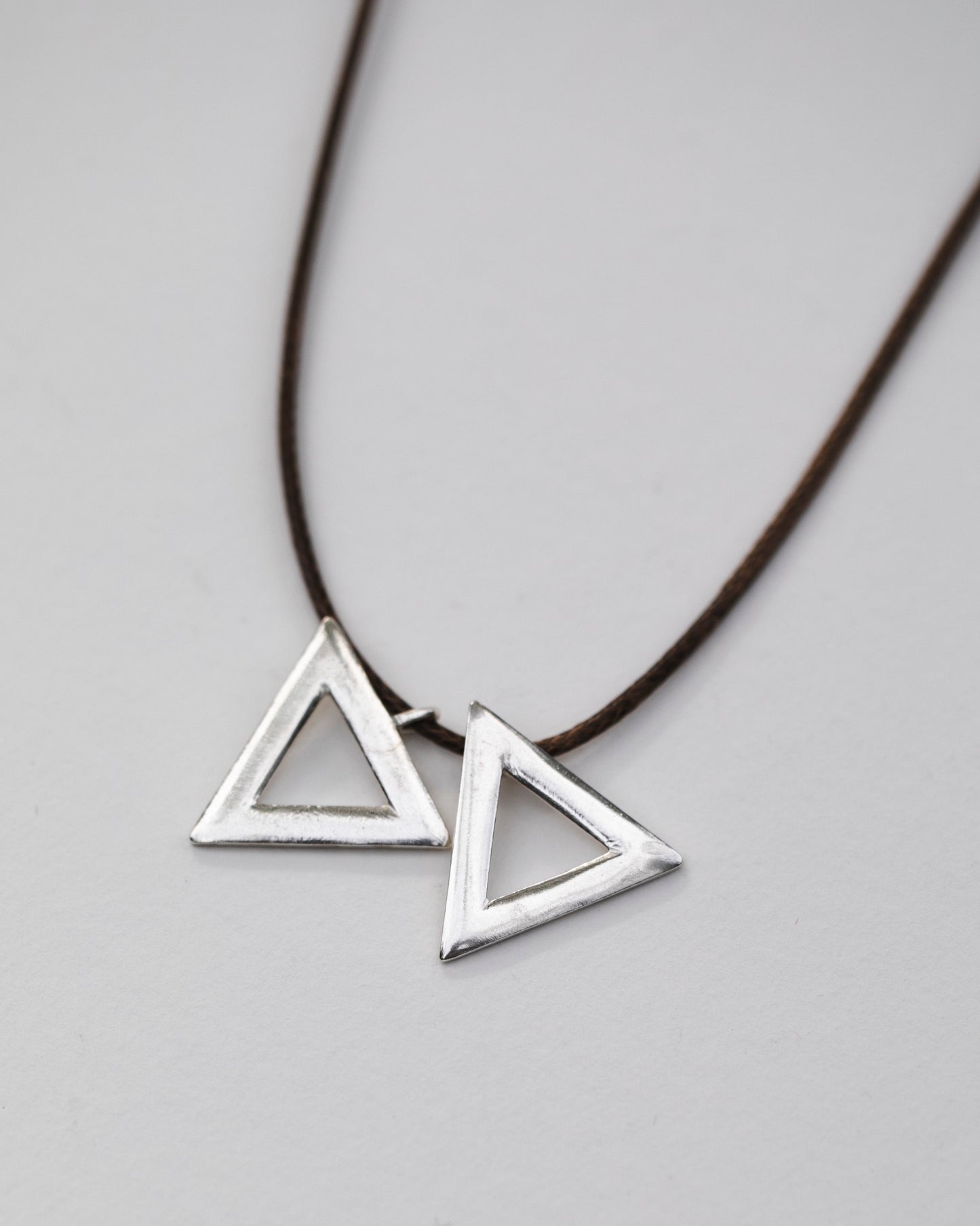 Large Silver Magen David Necklace