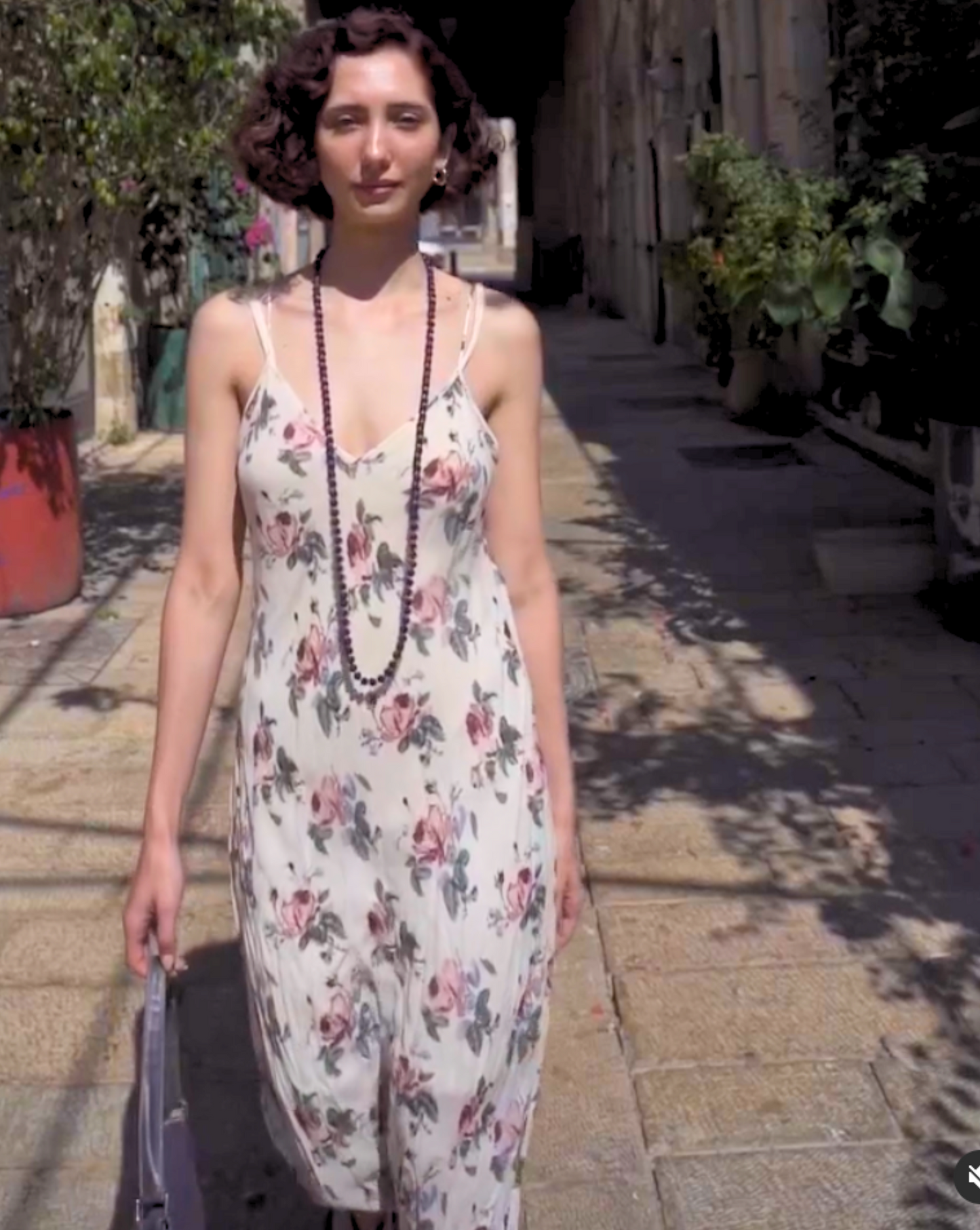 Floral Print Slip Dress