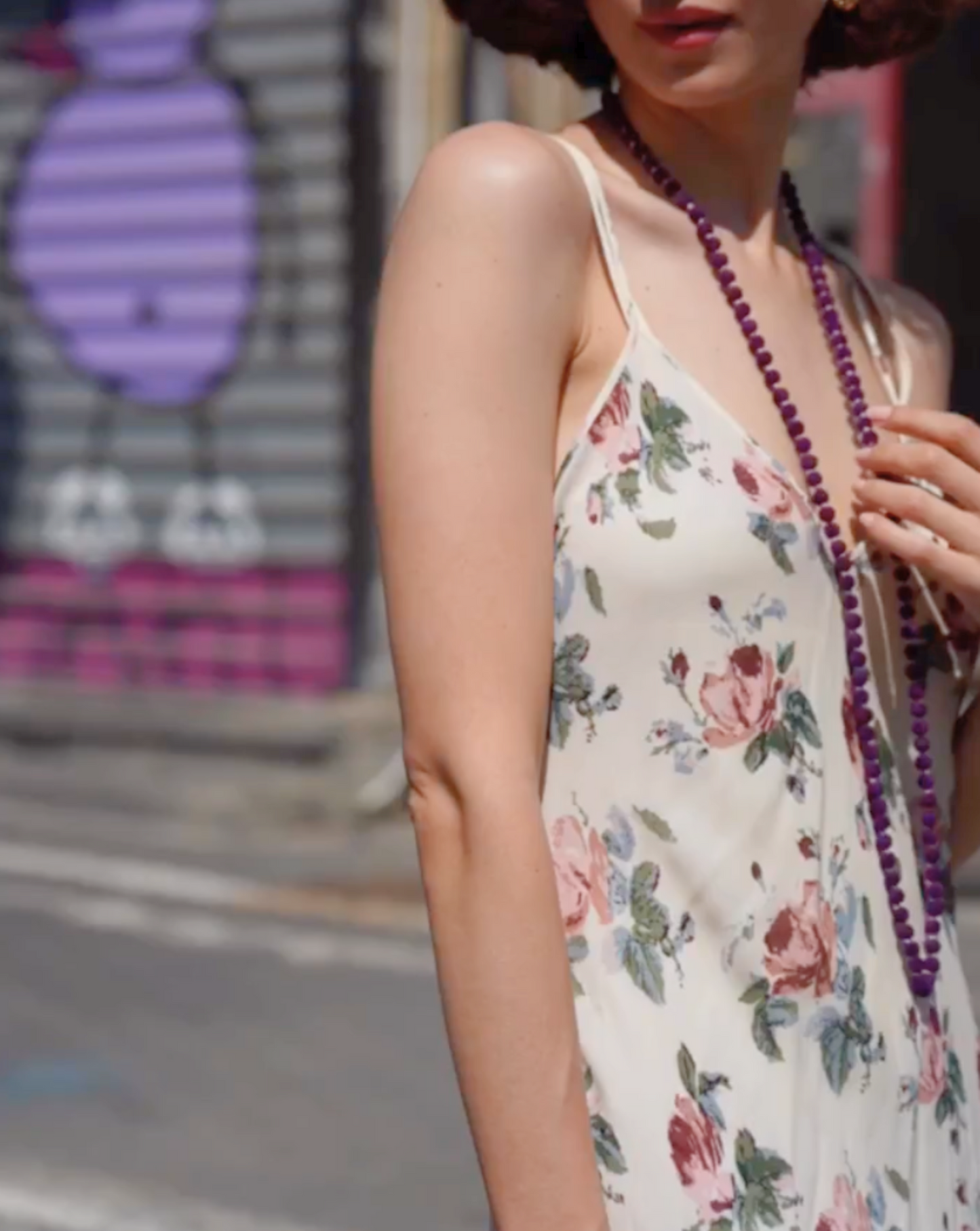 Floral Print Slip Dress