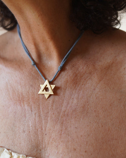Large Gold Magen David