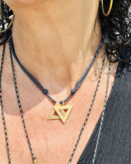 Large Gold Magen David