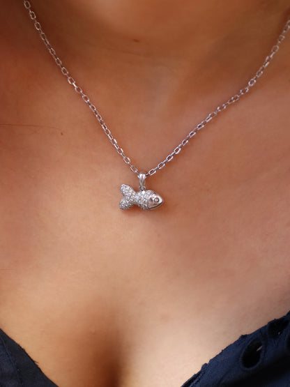 Chopard White Gold Happy Fish with Diamonds