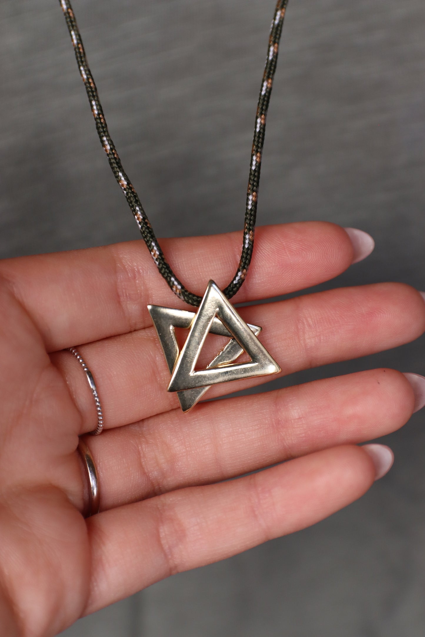 Large Silver Magen David Necklace
