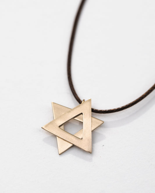 Large Gold Magen David