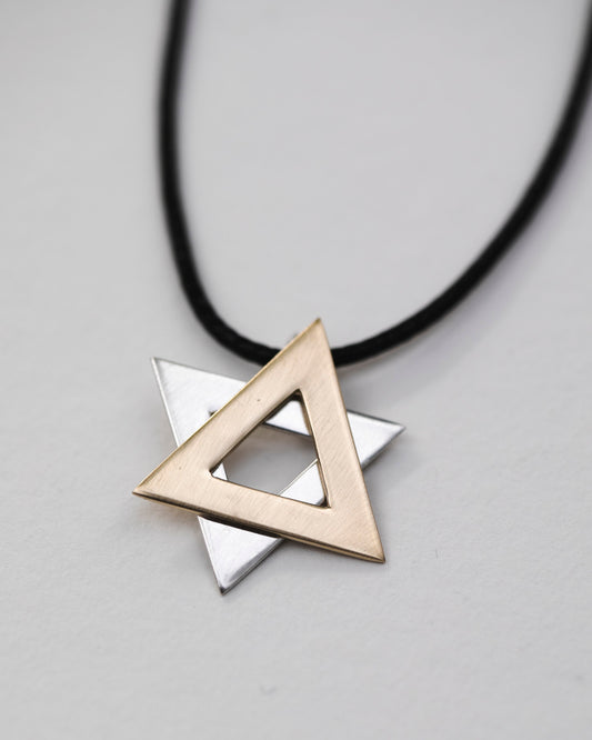 Large Gold & Silver Magen David
