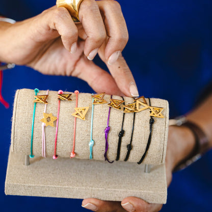 Magen David Gold Plated Bracelet
