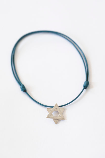Magen David Silver Bracelet