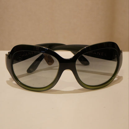 Chanel sunglasses green 6034