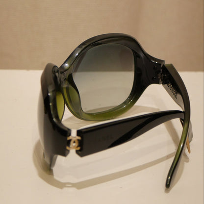 Chanel sunglasses green 6034