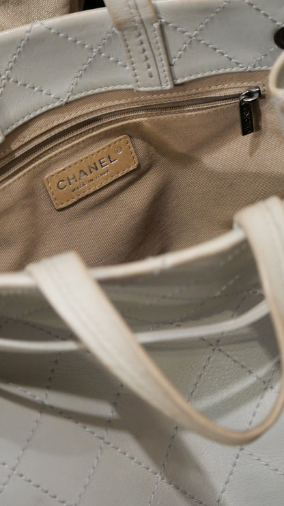 Chanel Grey Bag with chain Strap