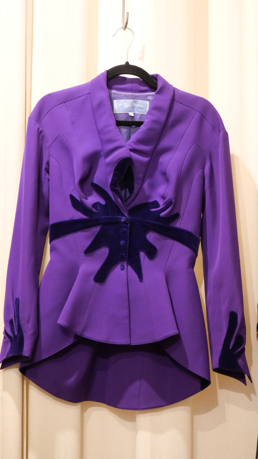 Mugler Purple blazer
