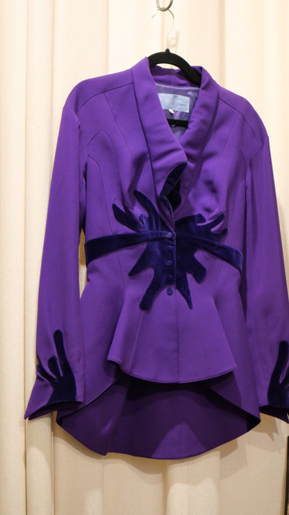 Mugler Purple blazer