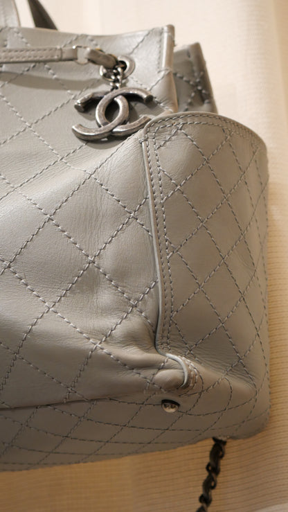 Chanel Grey Bag with chain Strap