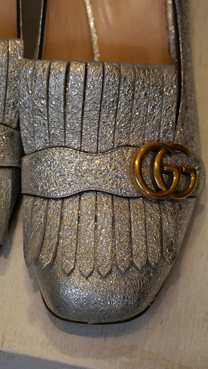 Gucci Marmont heeled loafers