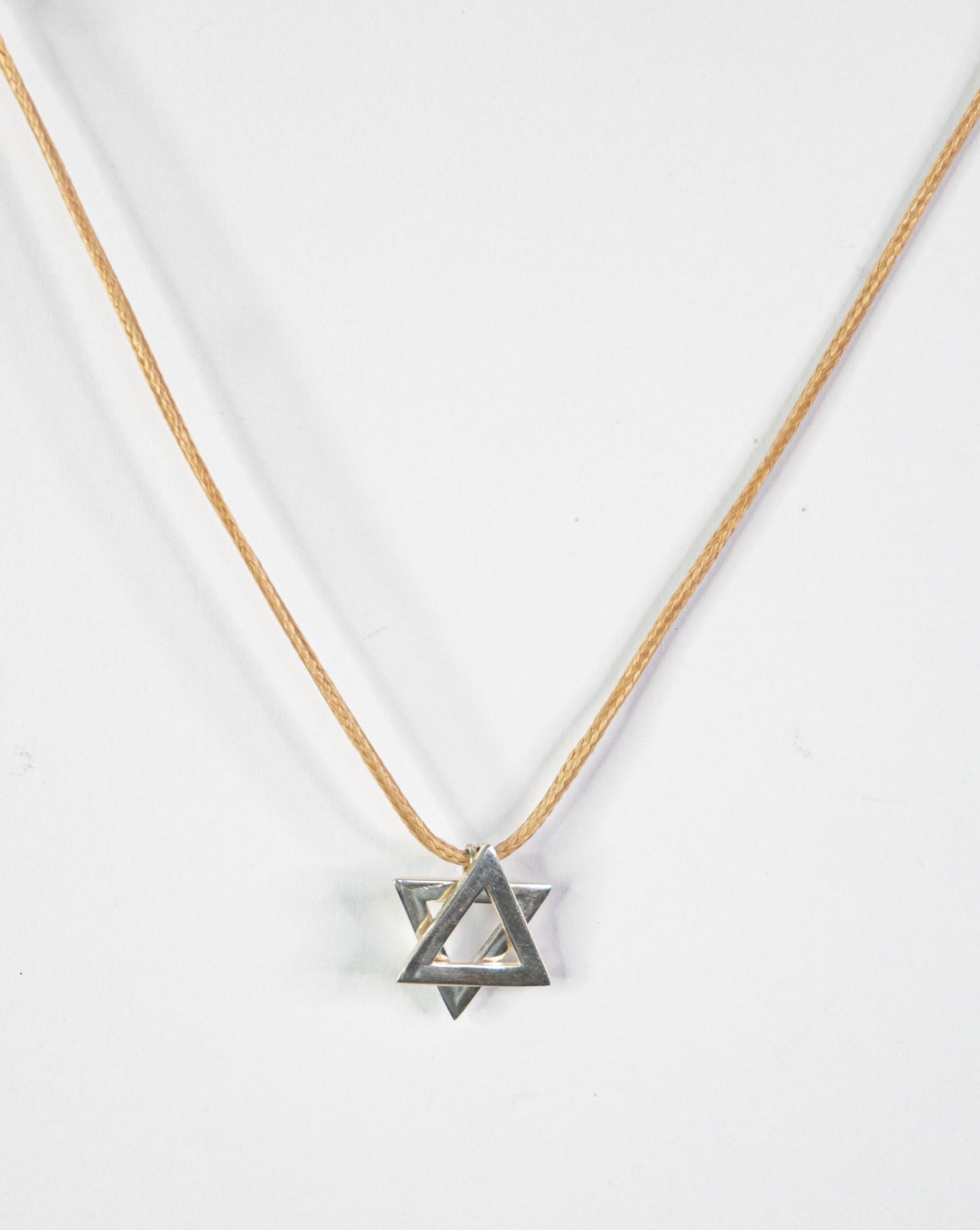 Small Silver Magen David Necklace