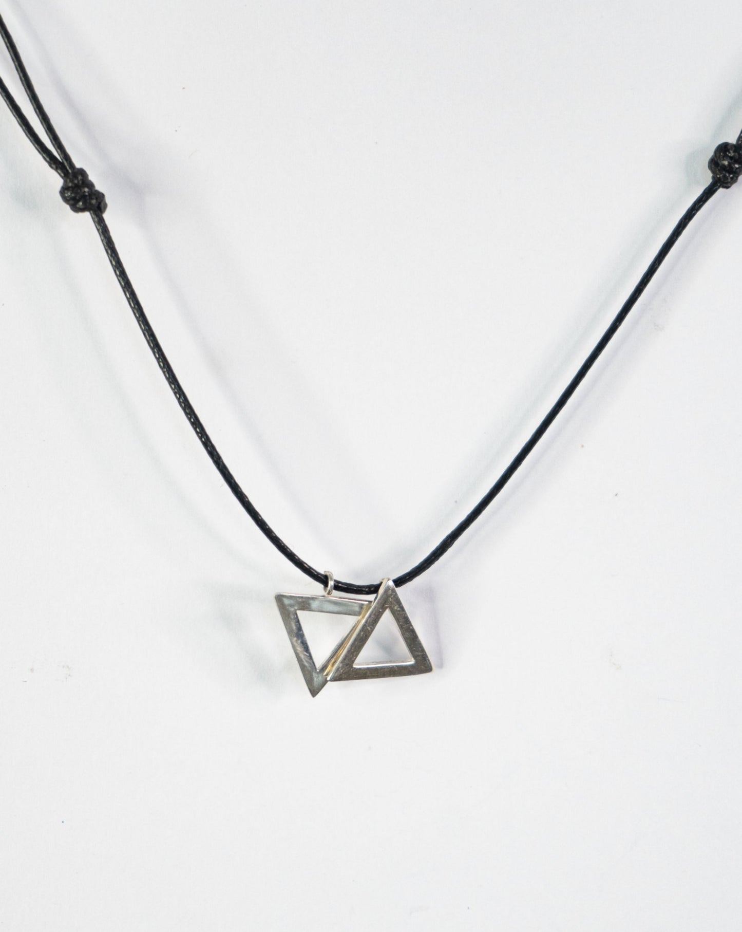 Small Silver Magen David Necklace