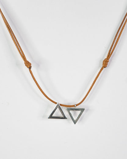 Small Silver Magen David Necklace