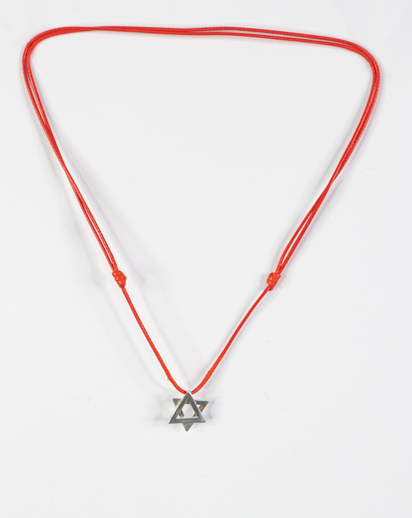 Small Silver Magen David Necklace