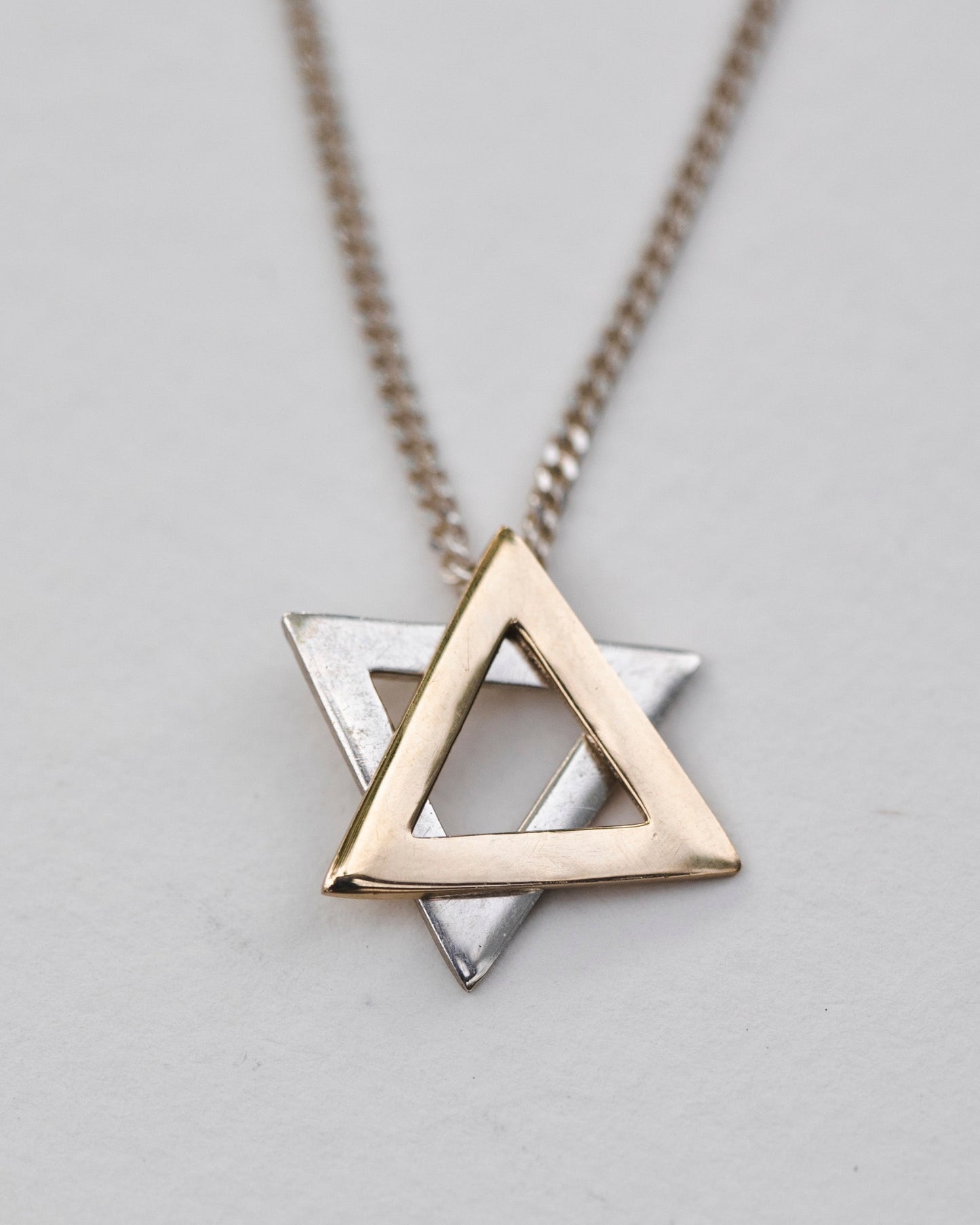 Small Gold & Silver Magen David