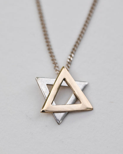 Small Gold & Silver Magen David