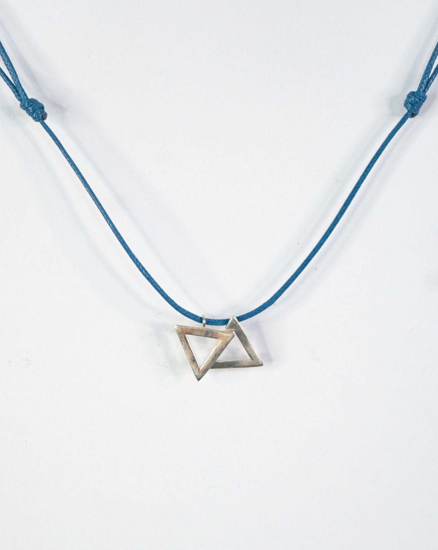 Small Silver Magen David Necklace