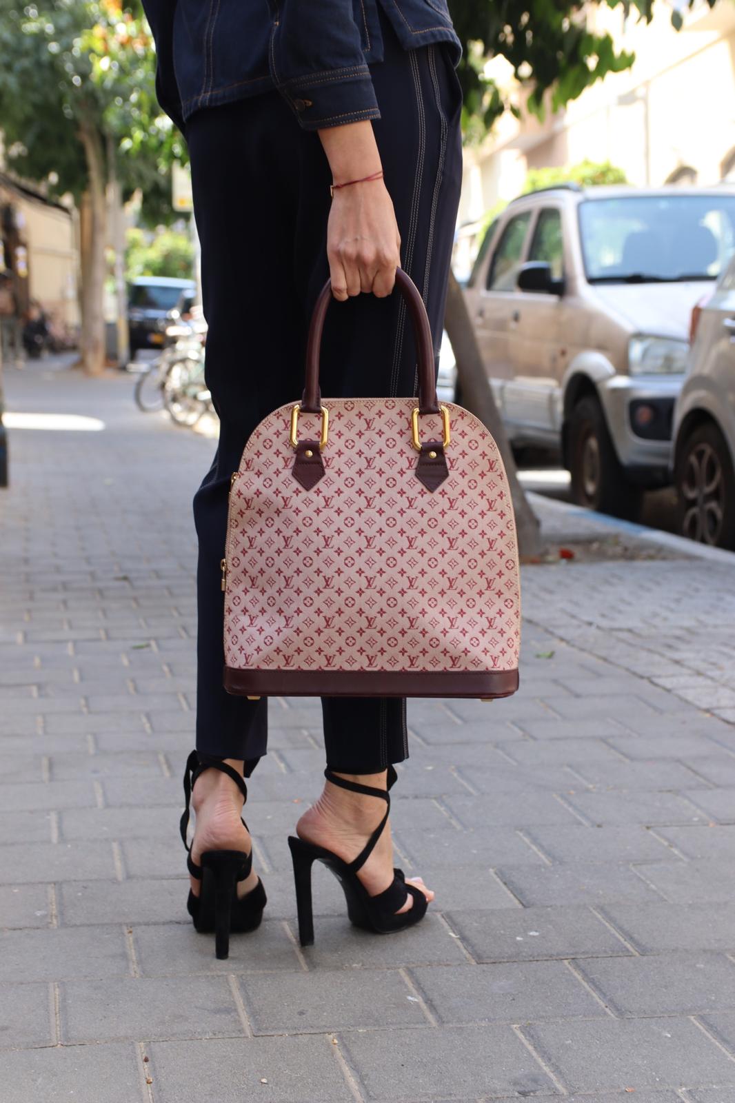 Louis Vuitton Alma Bag Monogram Burgundy