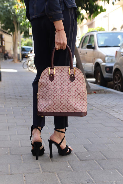 Louis Vuitton Alma Bag Monogram Burgundy