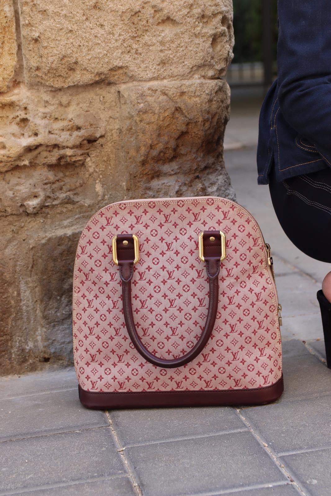Louis Vuitton Alma Bag Monogram Burgundy