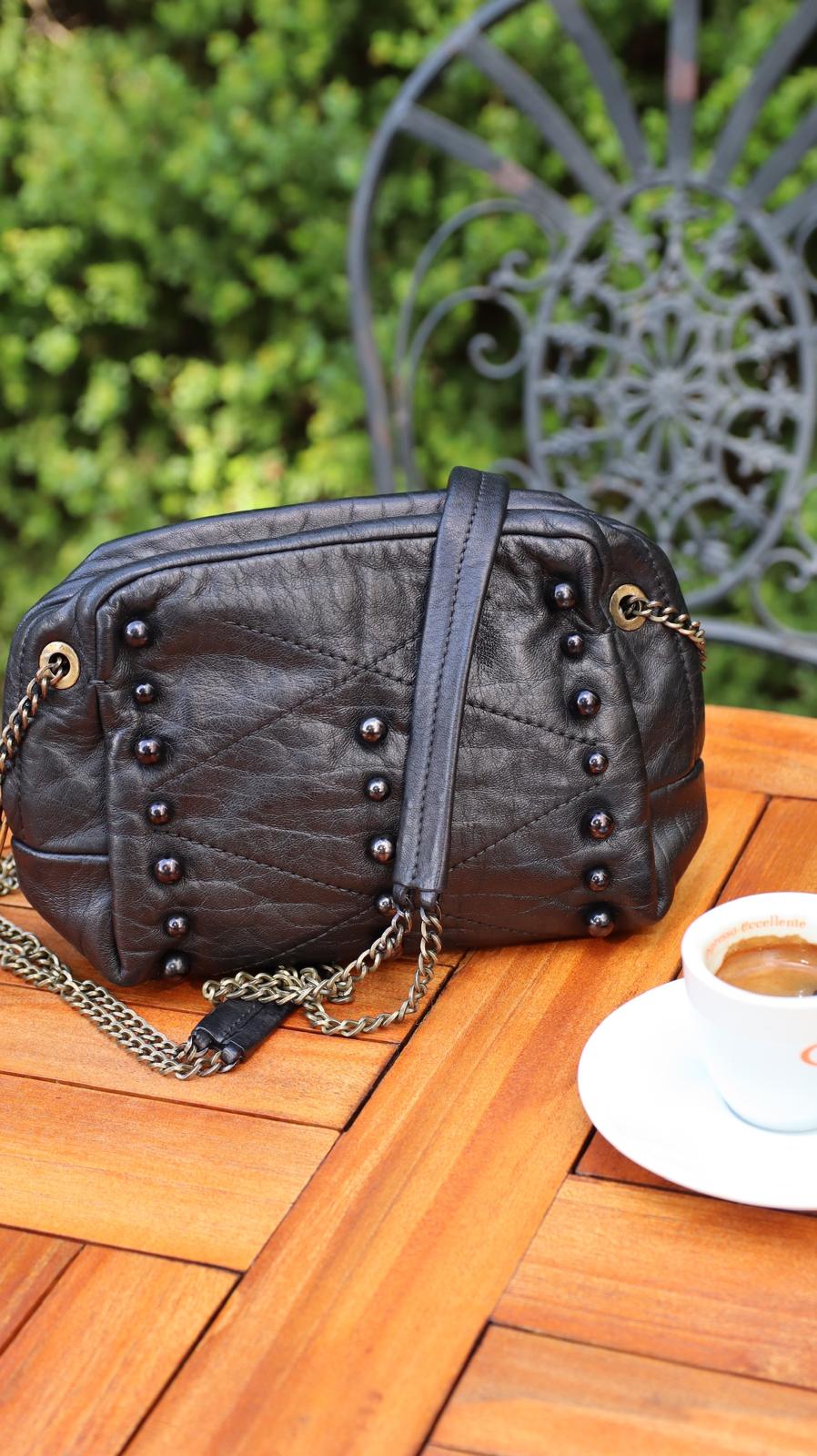 Lanvin Pearl crossbody bag in black