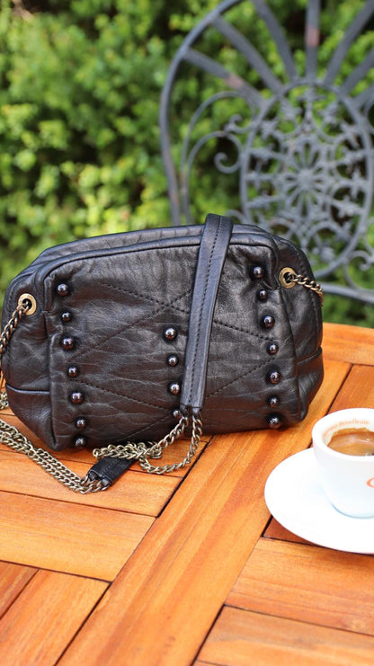 Lanvin Pearl crossbody bag in black