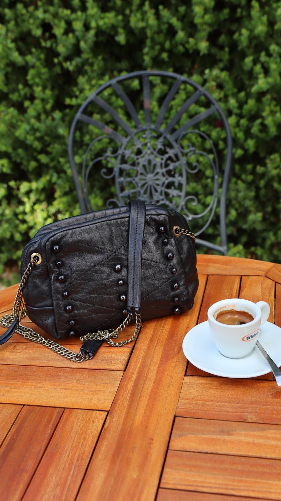 Lanvin Pearl crossbody bag in black