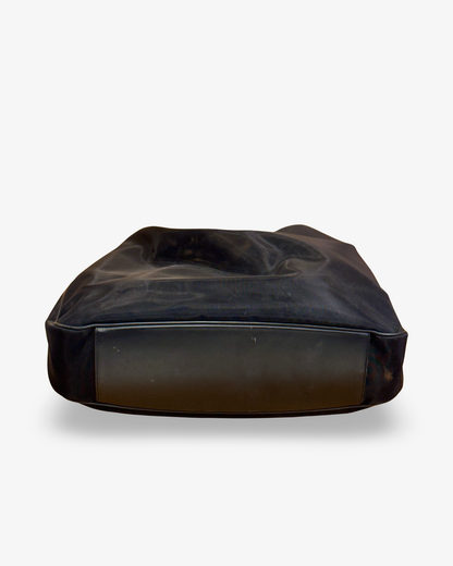 GUCCI Black Nylon with Bamboo Handle